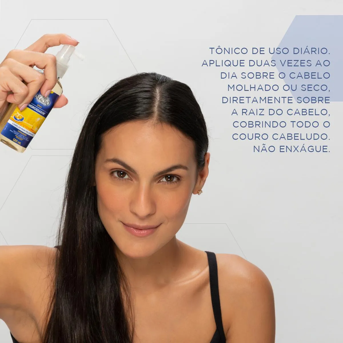 Tônico Capilar Tío Nacho Engrossador Antiqueda Capillgross Spray 120ml — foto 3