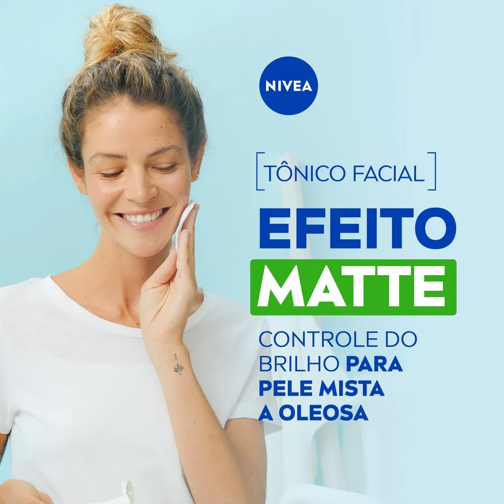 Tônico Facial Nivea Visage Adstringente Controle do Brilho 200ml — foto 2