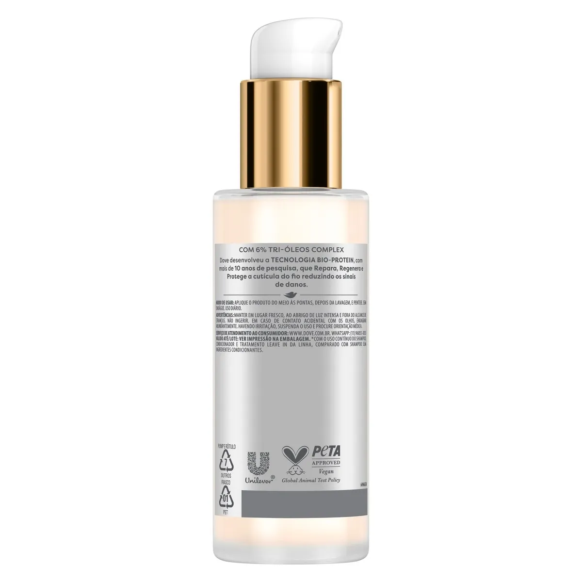 Tratamento Leave-In Dove Nutrição + Tri-Óleos 110ml — foto 3