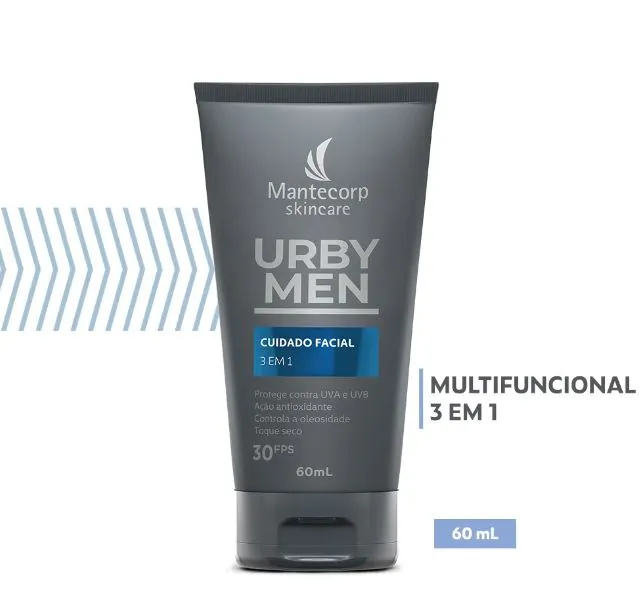 Urby men cuidado facial 3 Em 1 fps30 60ml — foto 2