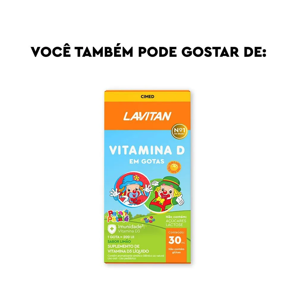 Vitamina Infantil Lavitan Solução Oral Tutti-Frutti Patati Patatá 240ML — foto 3