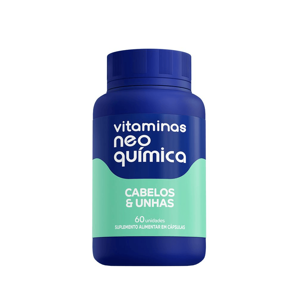 Vitaminas Neo Química Cabelos e Unhas 60 Cápsulas