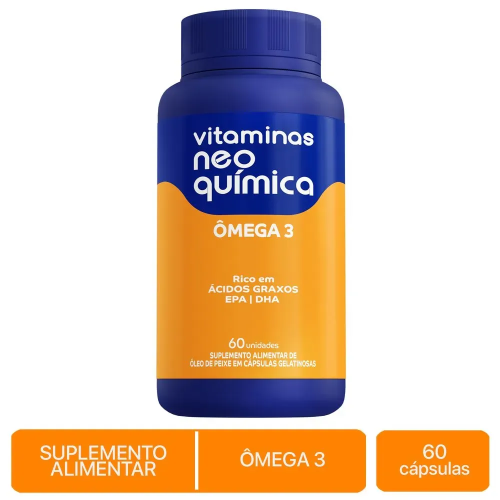 Vitaminas Neo Química Ômega 3 60 Cápsulas